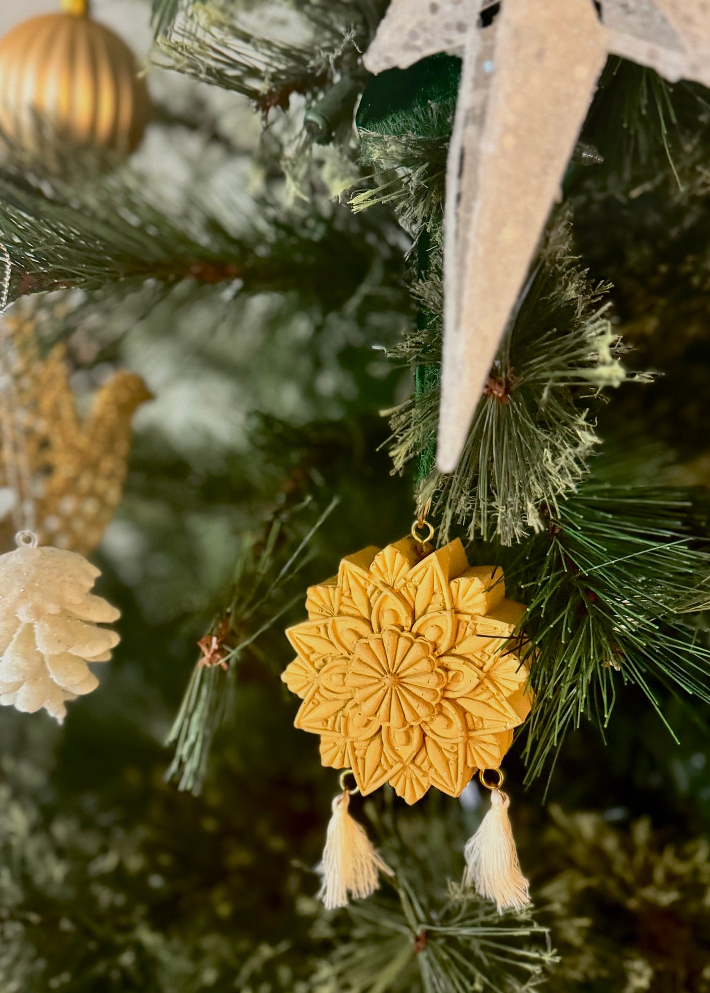 Christmas Parol Ornaments — Set of 2