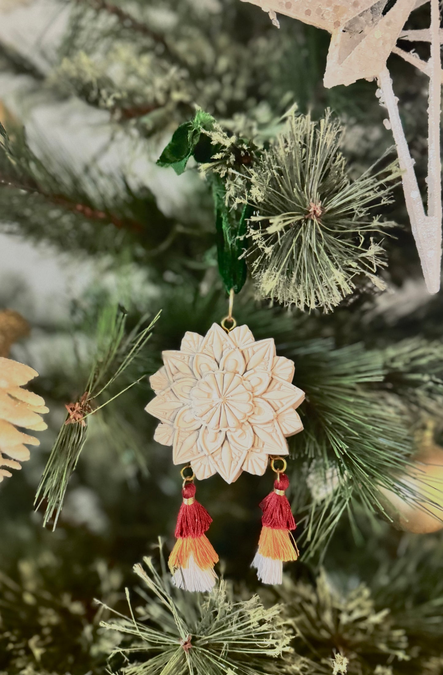 Christmas Parol Ornaments — Set of 2
