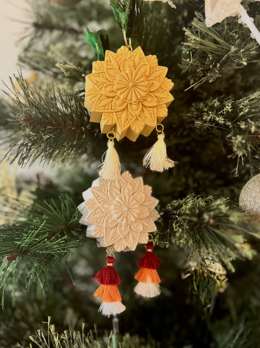 Christmas Parol Ornaments — Set of 2