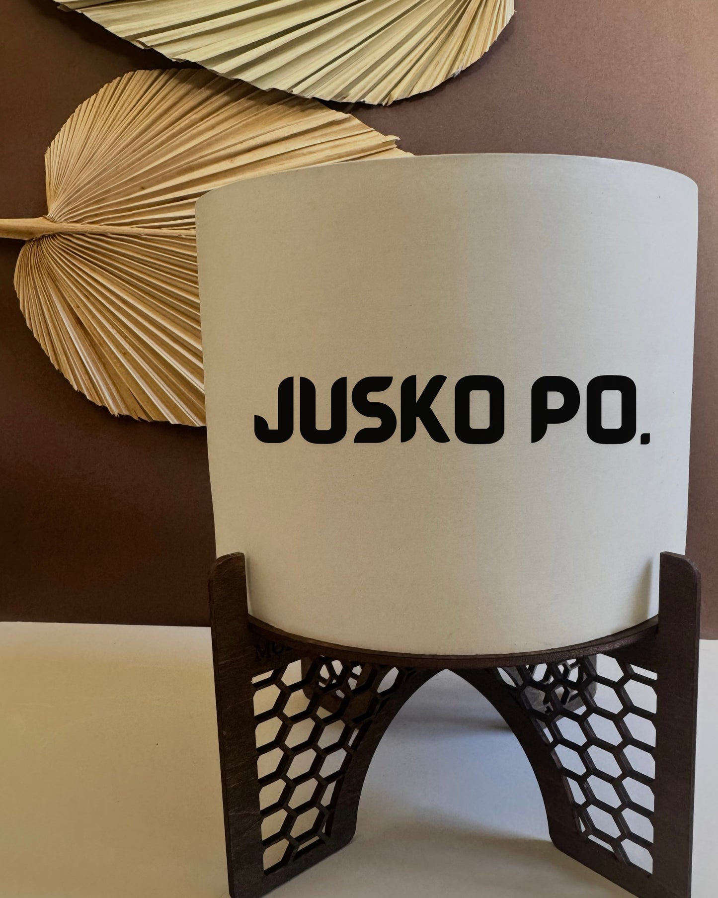 Concrete Planter Pot & Stand — Punny Tagalog Phrases